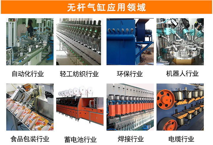 無桿氣缸應(yīng)用領(lǐng)域 無桿氣缸應(yīng)用領(lǐng)域